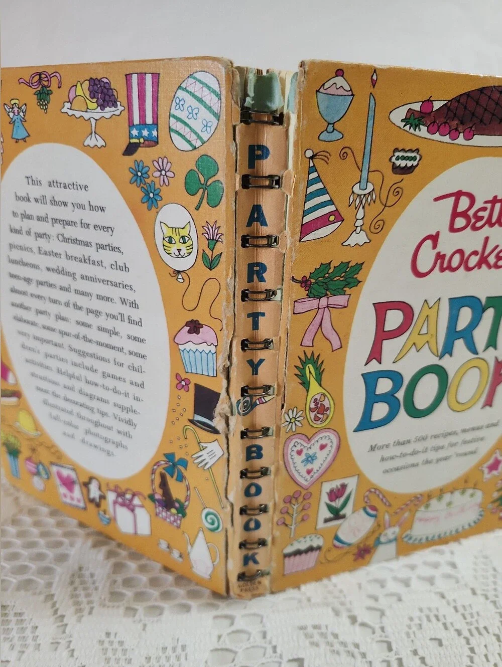 Betty Crocker Party Book Cookbook First Edition Second Printing Vintage 1960